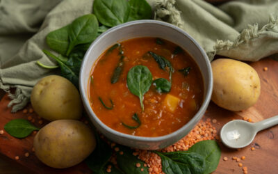 Sausage and Red Lentil Soup