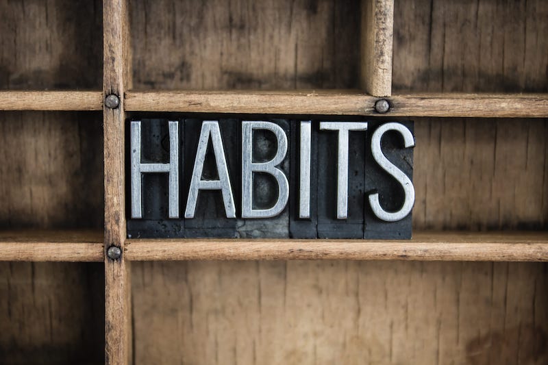 Developing healthy habits