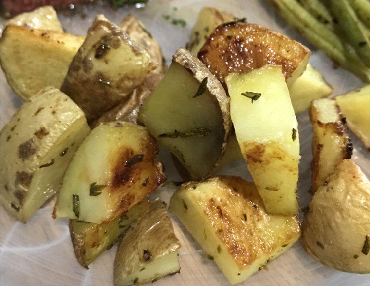 Roasted Garlic and Rosemary Potatoes