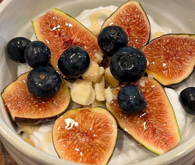 Fig & Blueberry Vegan Yogurt Bowl